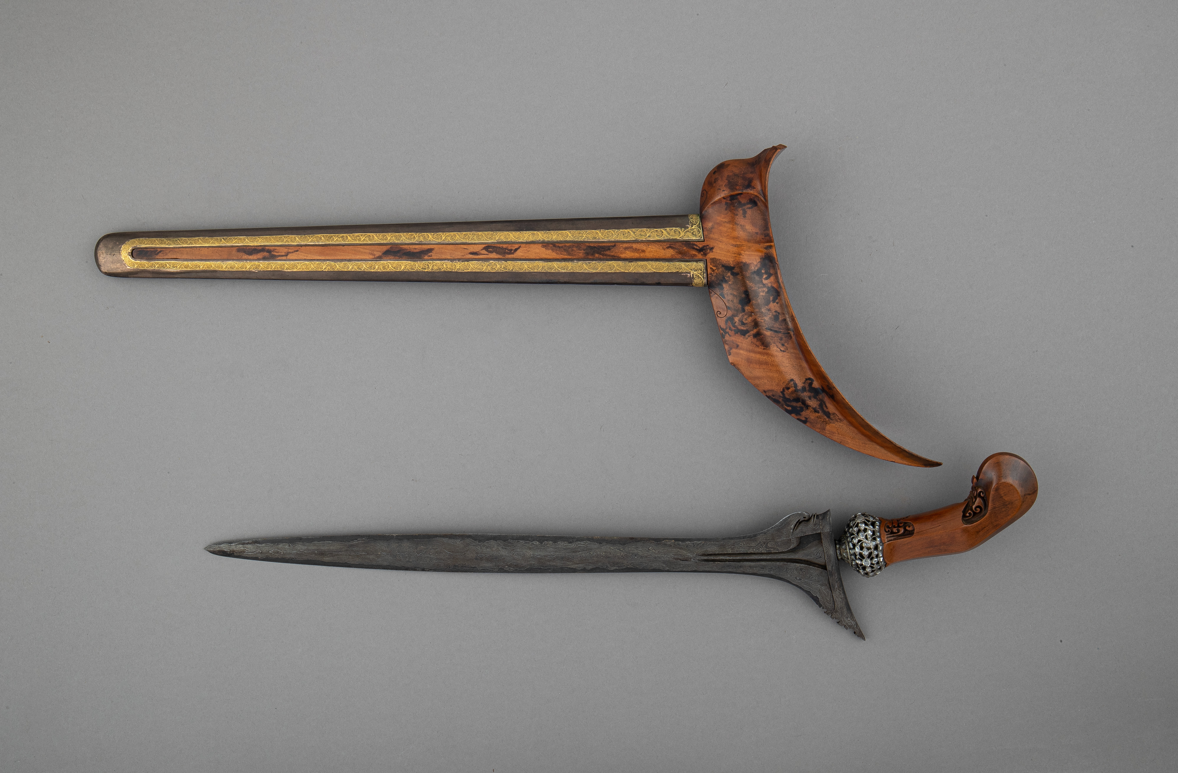 Antique Keris Dagger and Scabbard