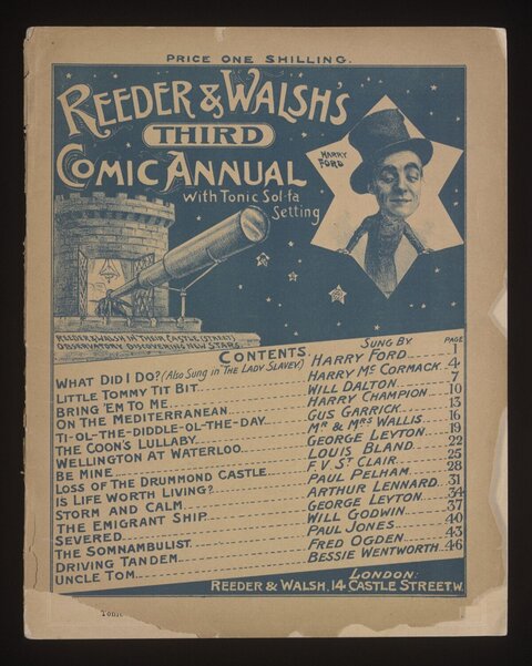 Reeder & Walsh's Third Comic Annual Cover