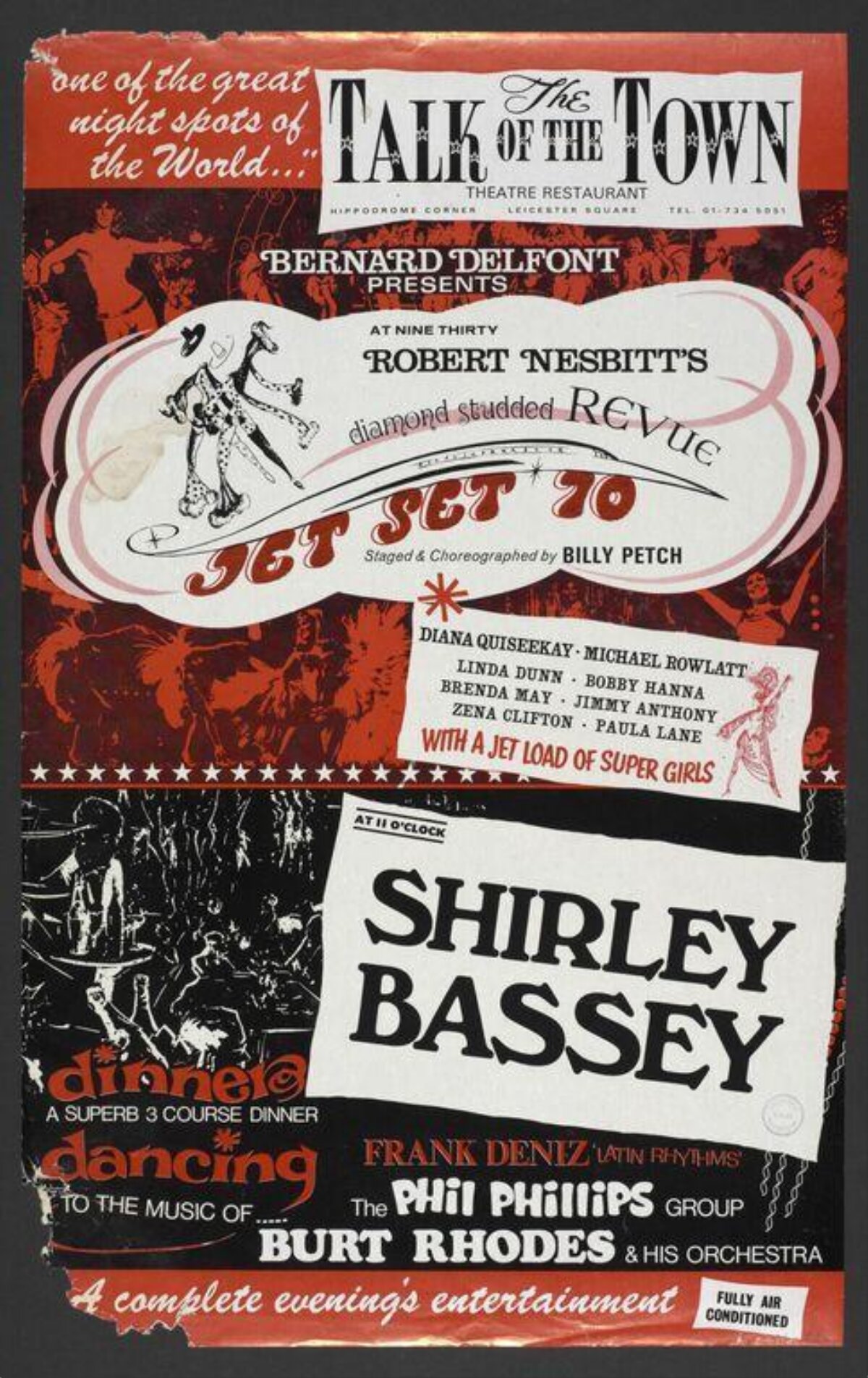 Vintage Shirley Bassey Performance Poster
