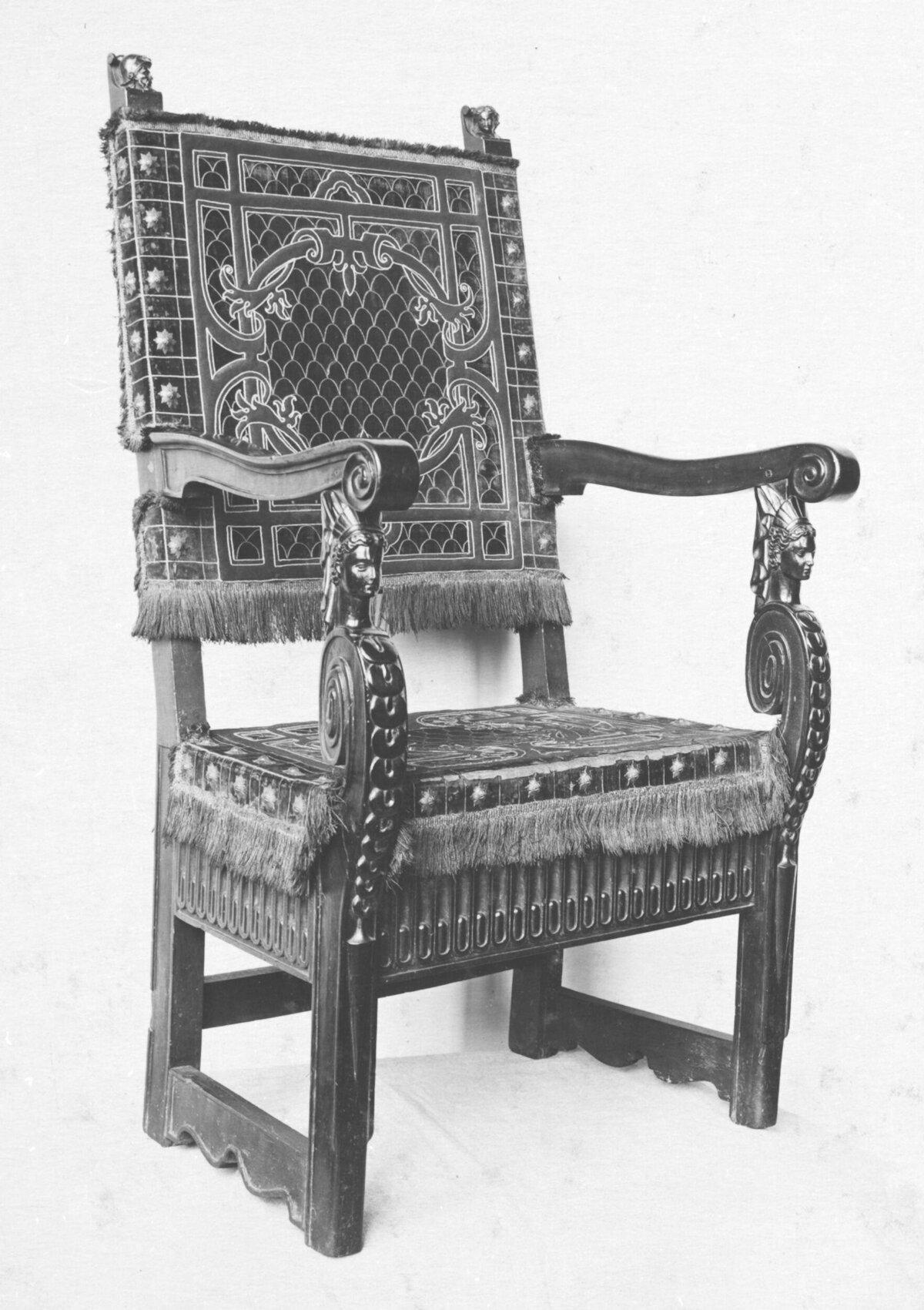 Antique Carved Armchair