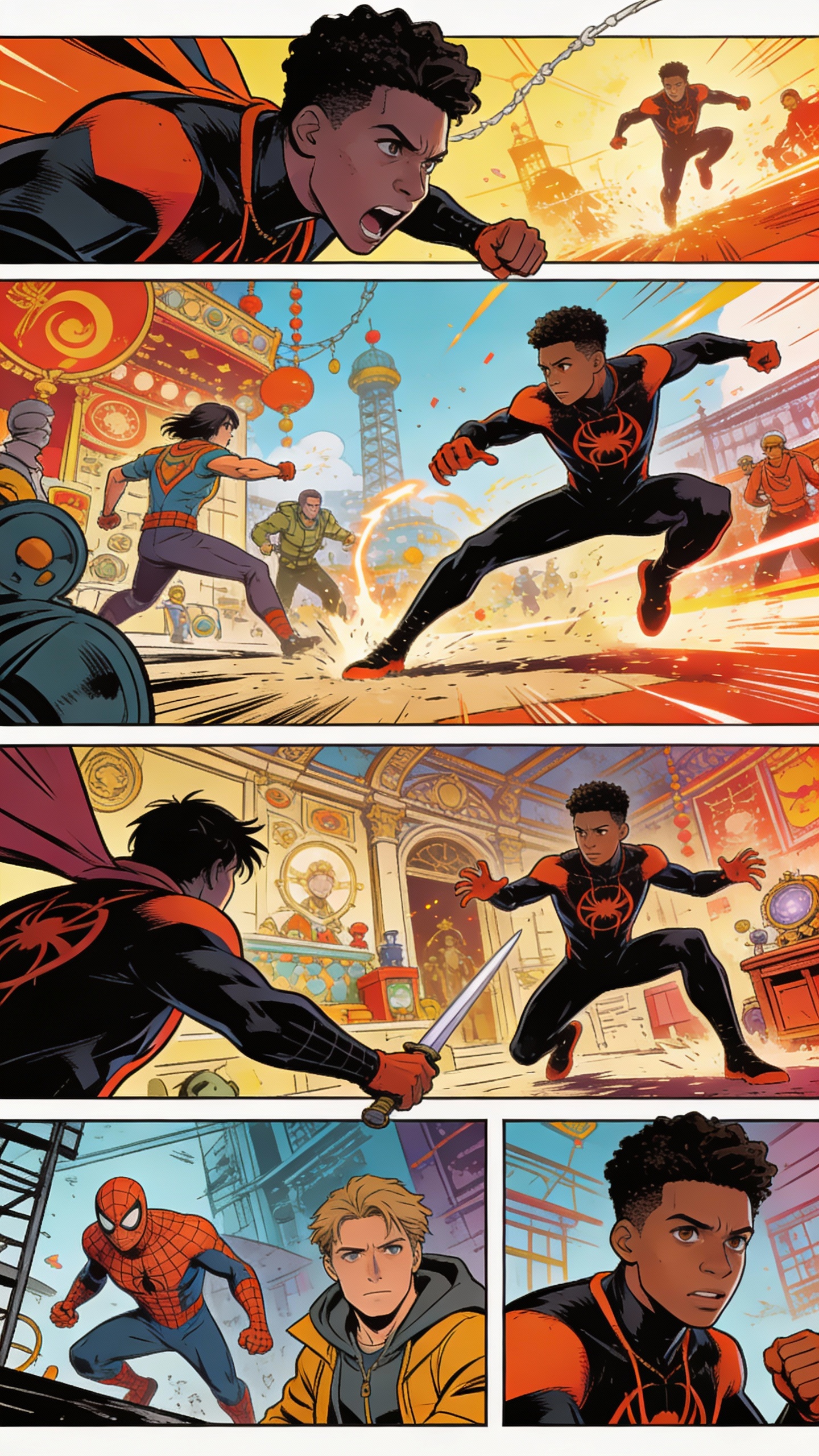 Miles Morales Spider-Man Comic Page