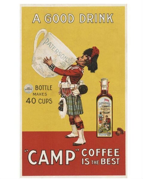 Vintage Camp Coffee Advertisement
