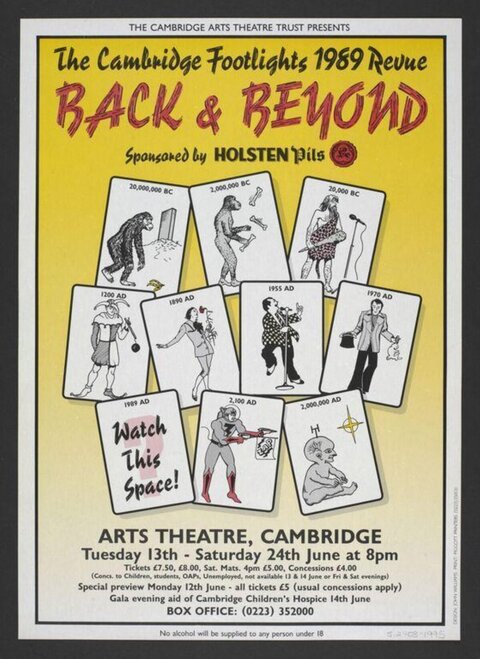 1989 Back & Beyond Revue Poster