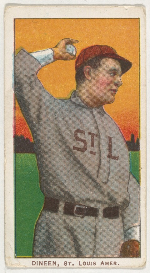 Vintage St. Louis Dineen Baseball Card