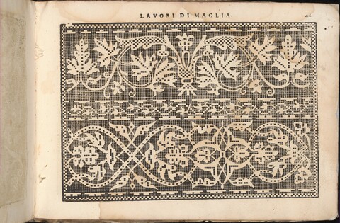 Vintage Knitting Pattern Page