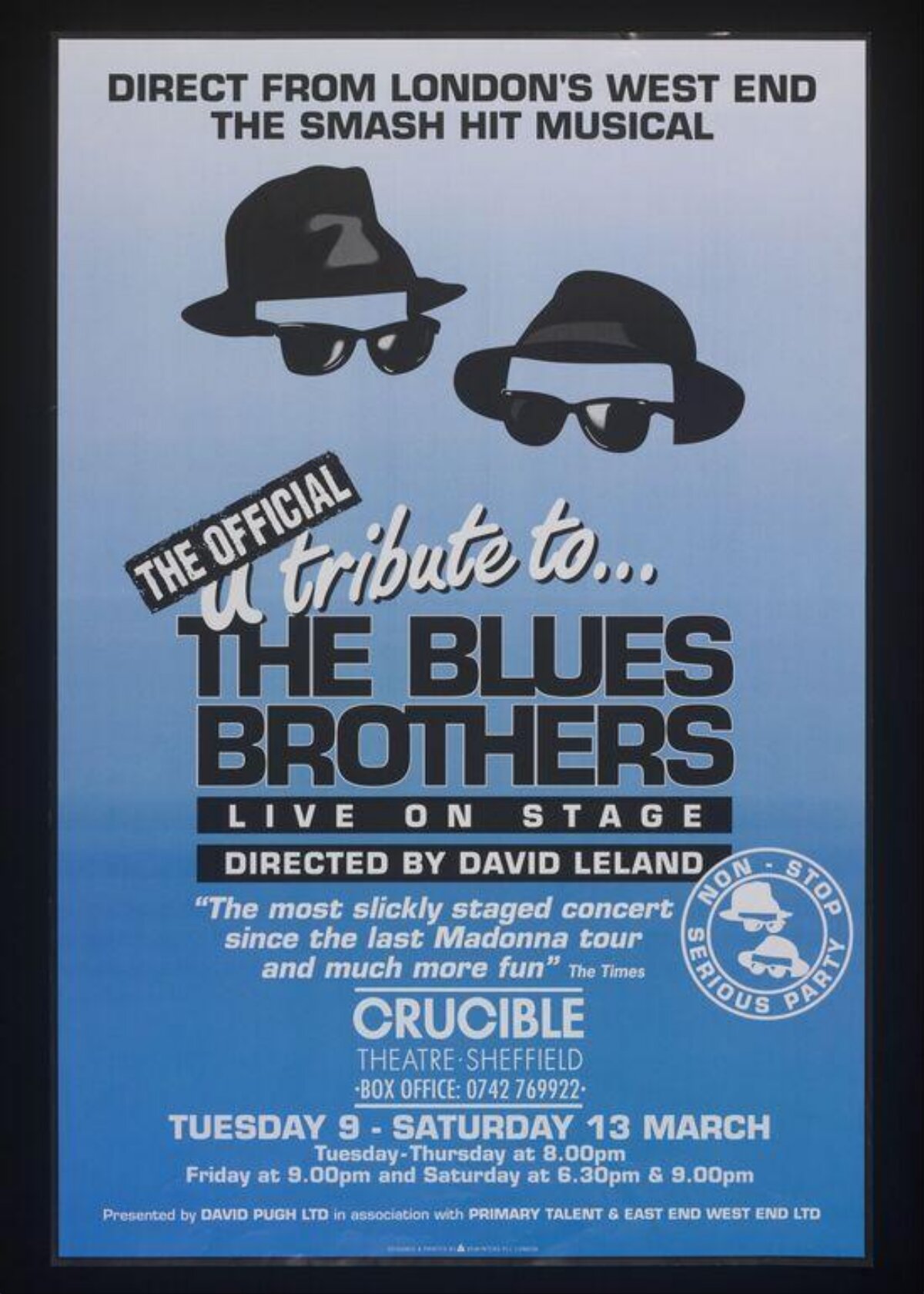 Blues Brothers Musical Poster