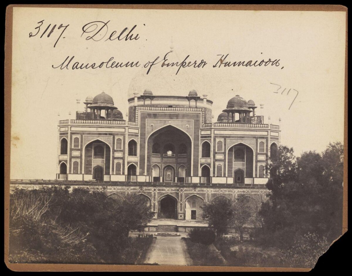 Old Photo of Delhi's Humayun's Mausoleum
