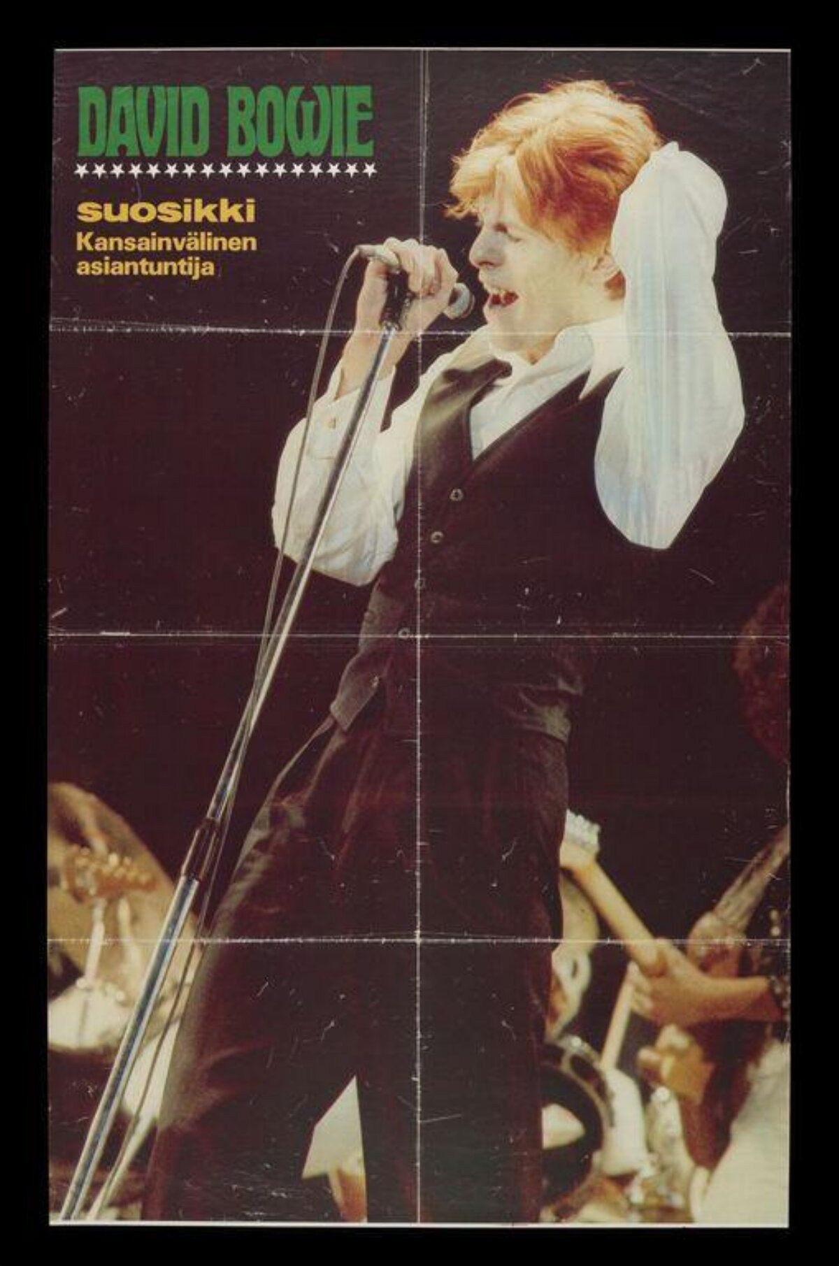 Vintage David Bowie Concert Poster