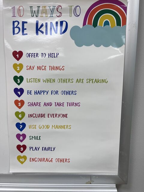 10 Ways to Be Kind Poster