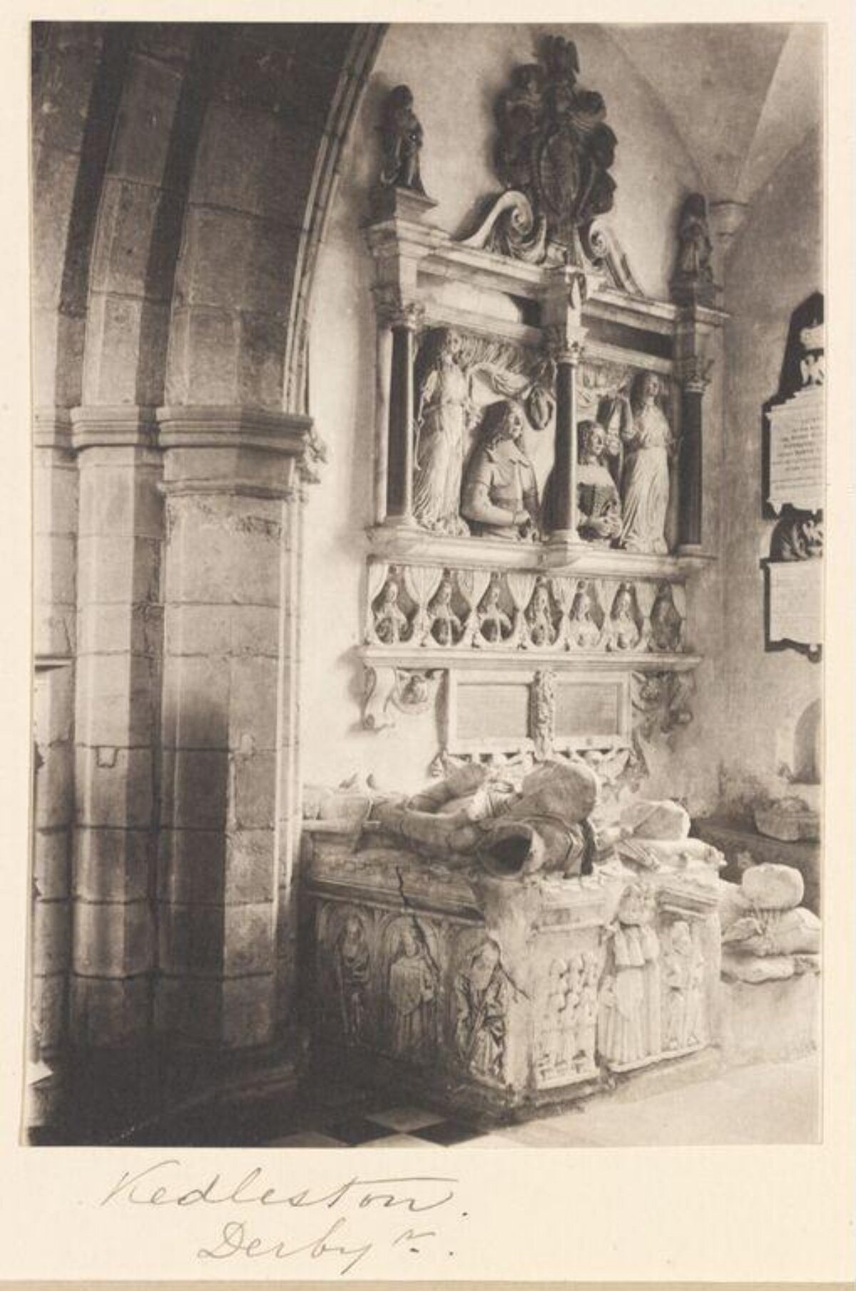 Funerary Monument in Kedleston Derbyshire