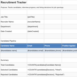 Recruitment Tracker