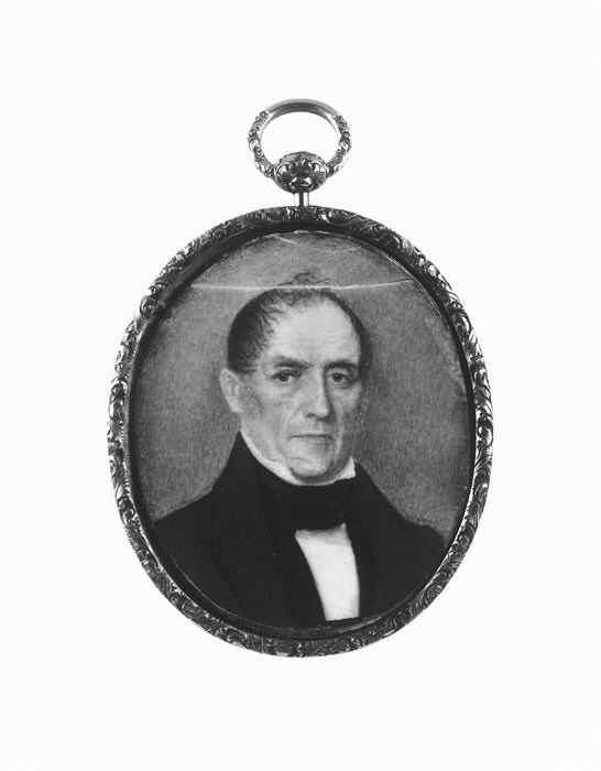 Oval Miniature Portrait of a Man