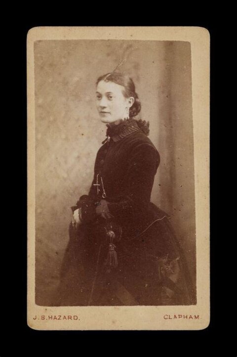 Victorian Woman Cabinet Card Portrait