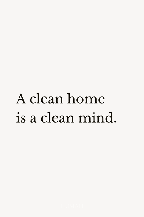A Clean Home Is A Clean Mind