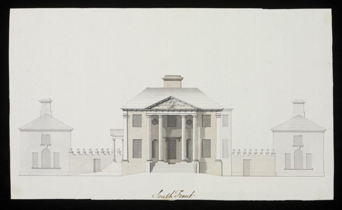 South Front Architectural Drawing