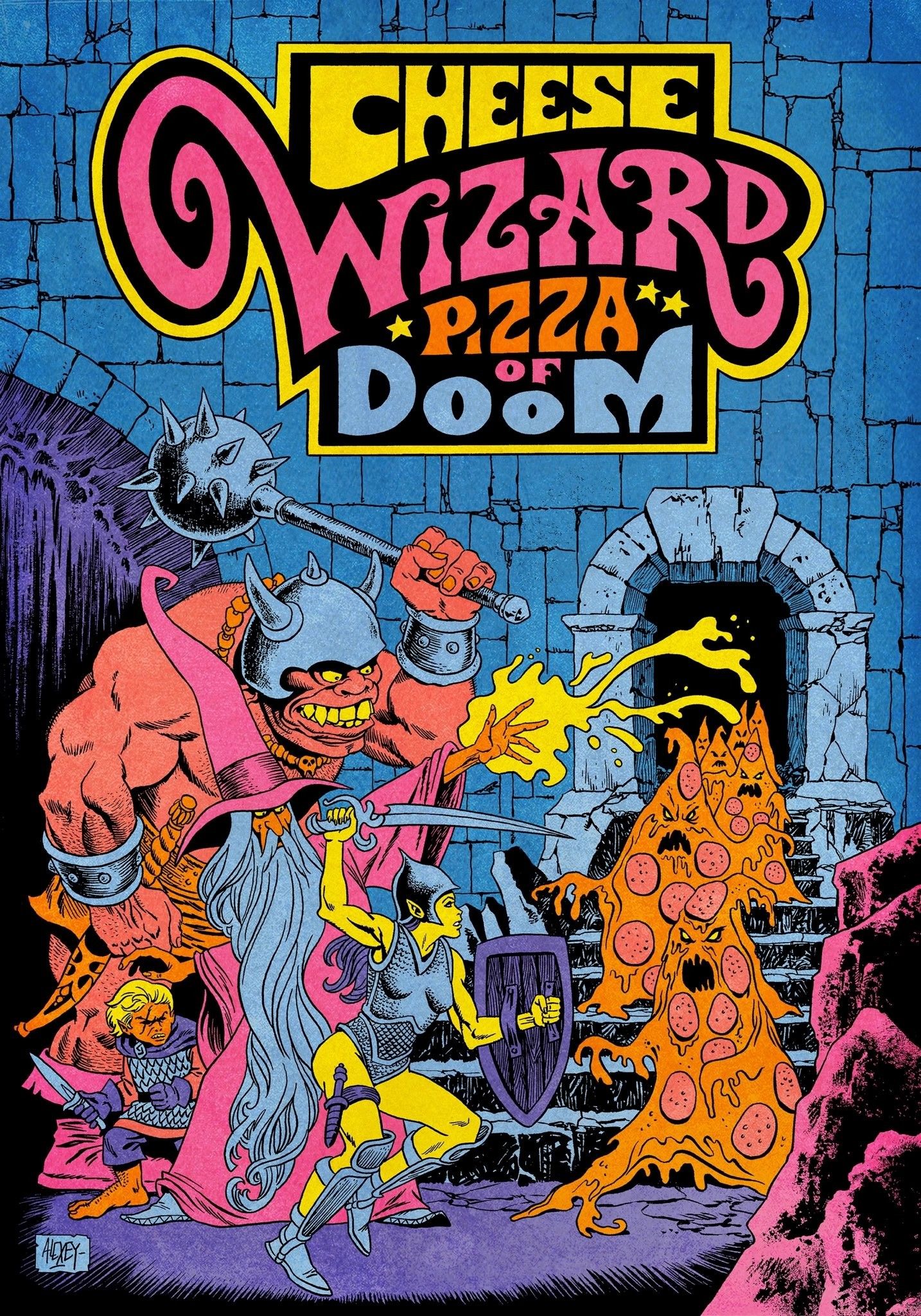 Cheese Wizard Pizza of Doom Comic Cover