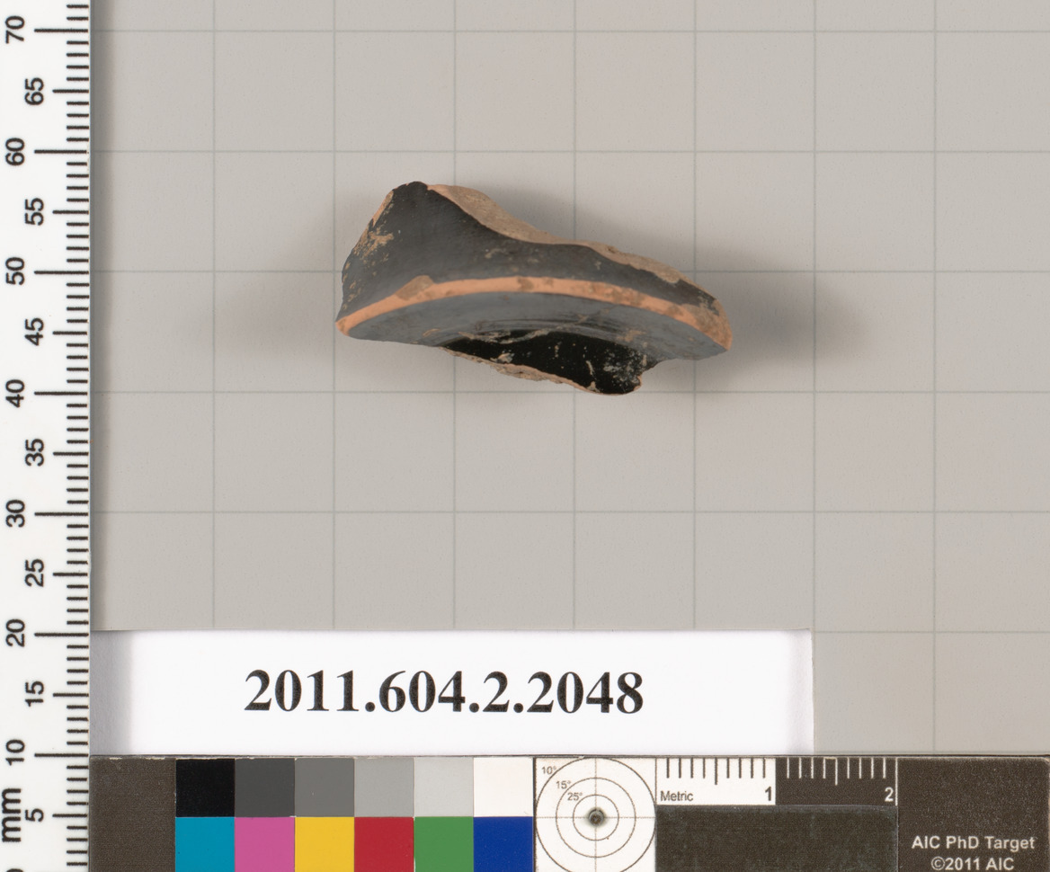 Ancient Pottery Fragment Artifact