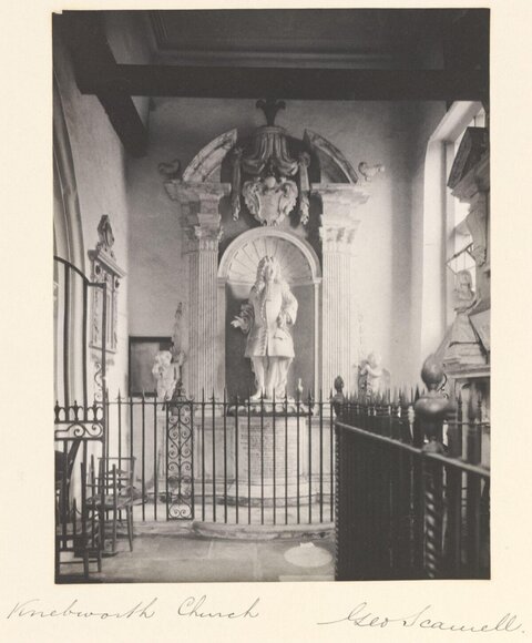 Knebworth Church Interior Monument