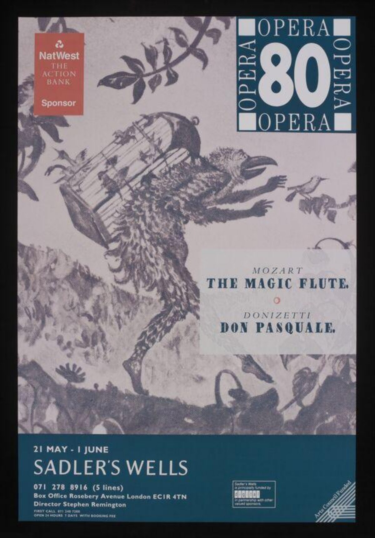 Opera 80 Opera Performance Poster
