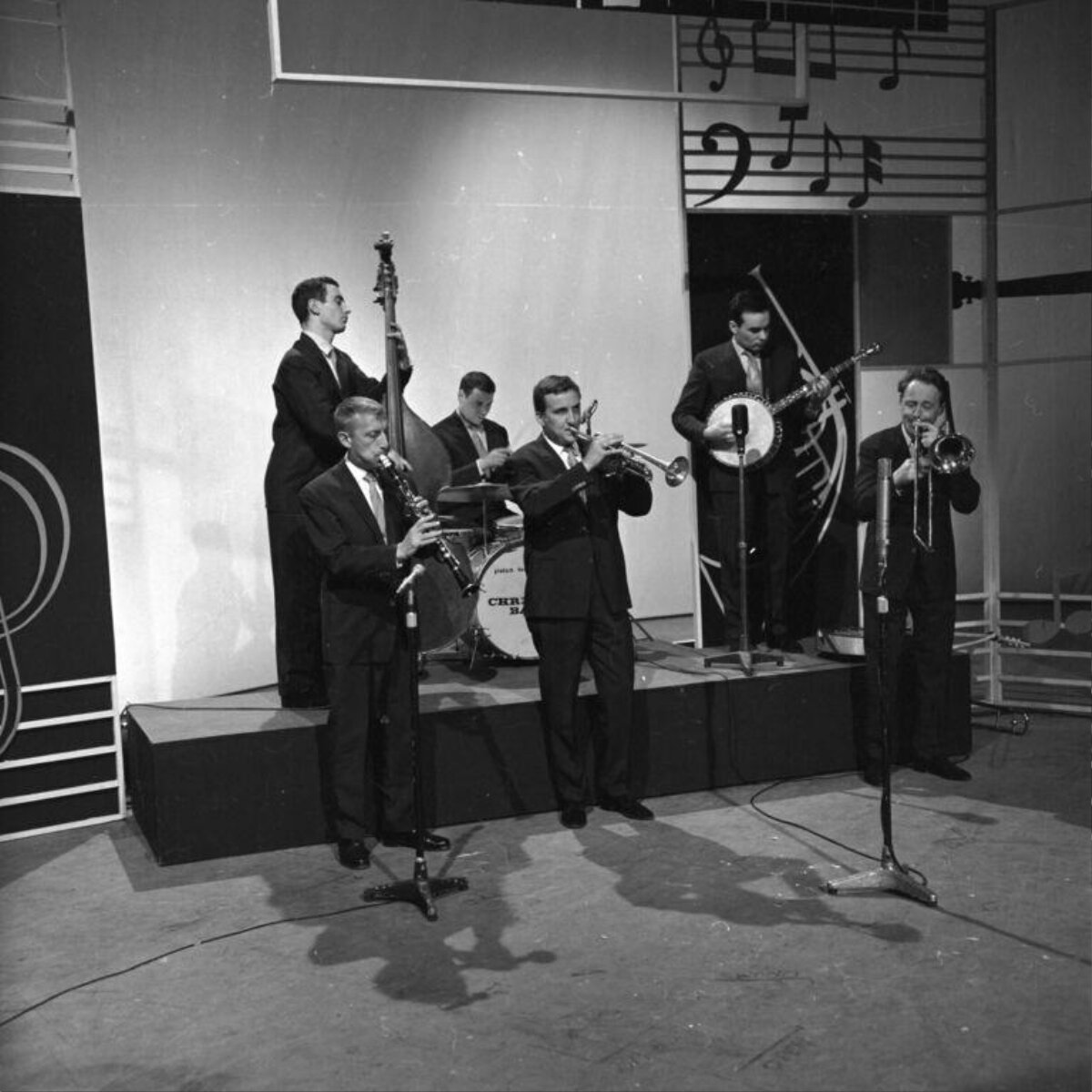 Jazz Band Performing On Stage