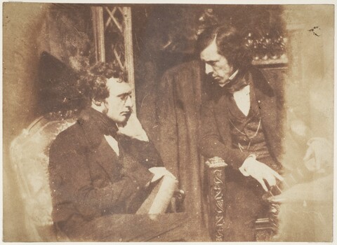 Vintage Portrait of Two 19th Century Men