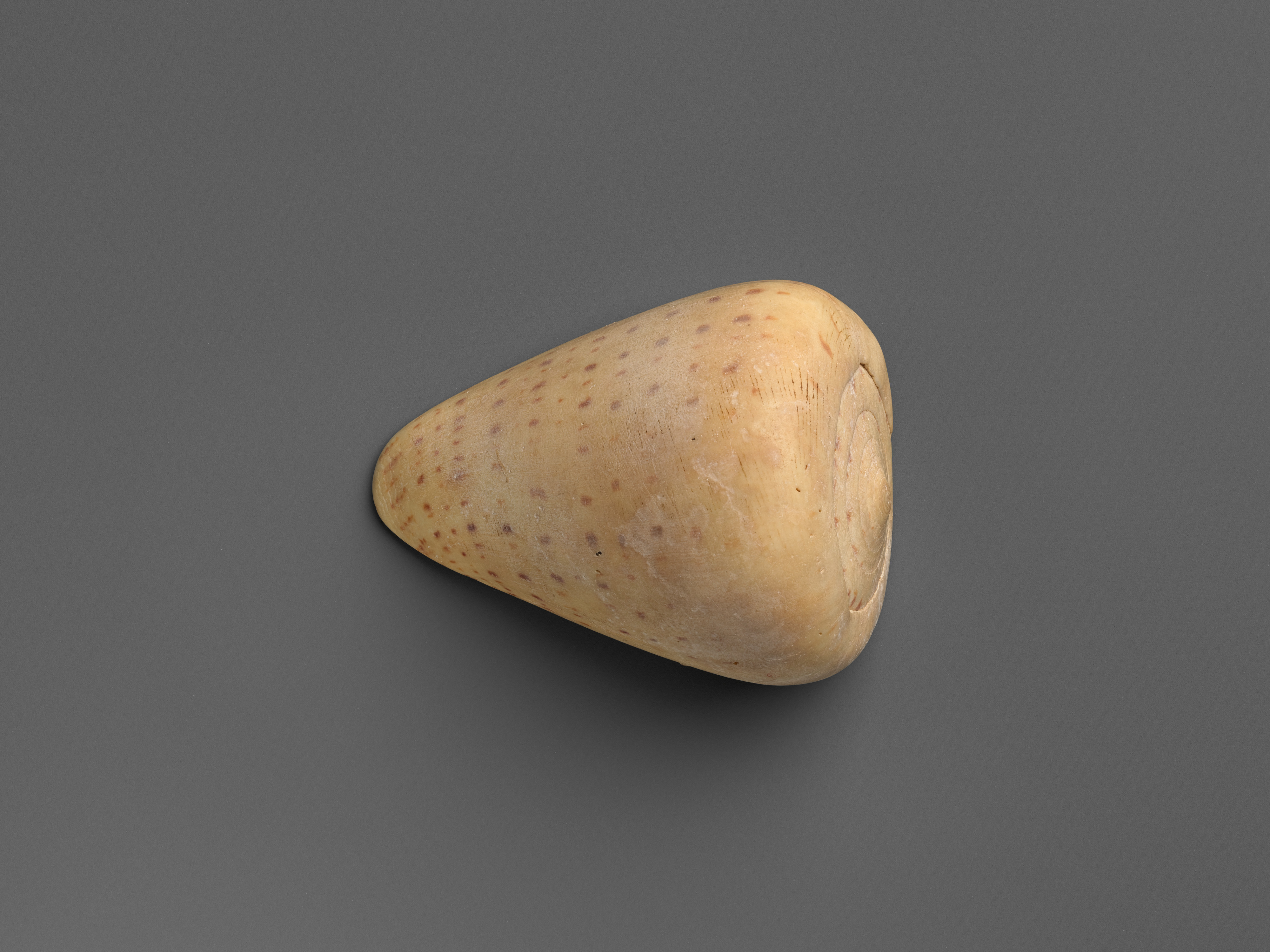 Light Yellow Spotted Conical Artifact