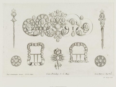 Antique Decorative Ornament Engraving