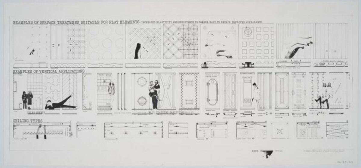 Architectural Interior Surface Treatment Drawing