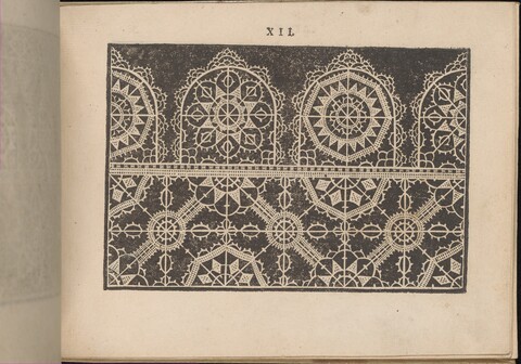 Antique Geometric Lace Pattern Design
