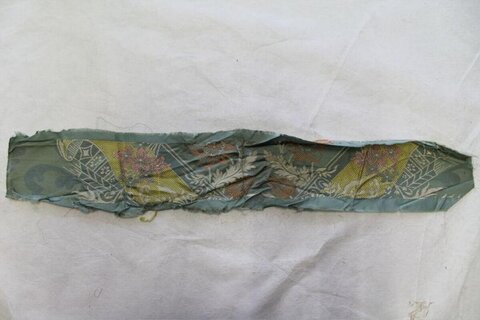 Antique Patterned Fabric Fragment