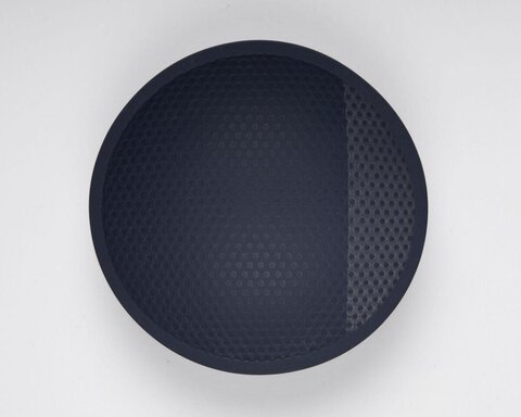 Dark Round Perforated Silicone Mat
