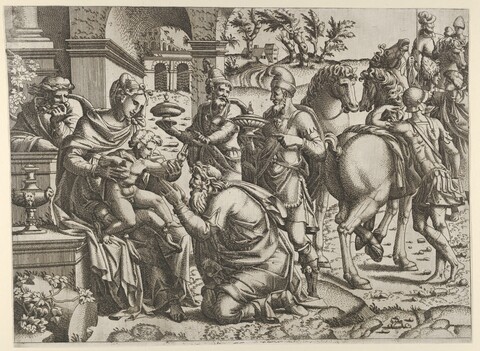 Adoration of the Magi Engraving