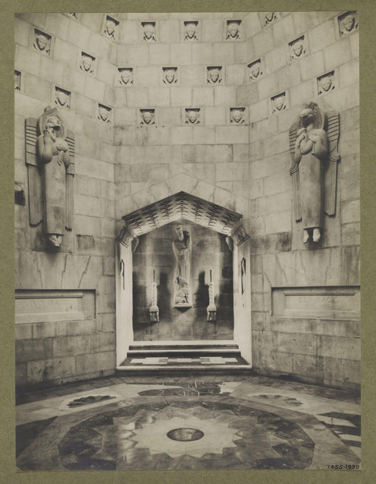 Art Deco Memorial Crypt Interior