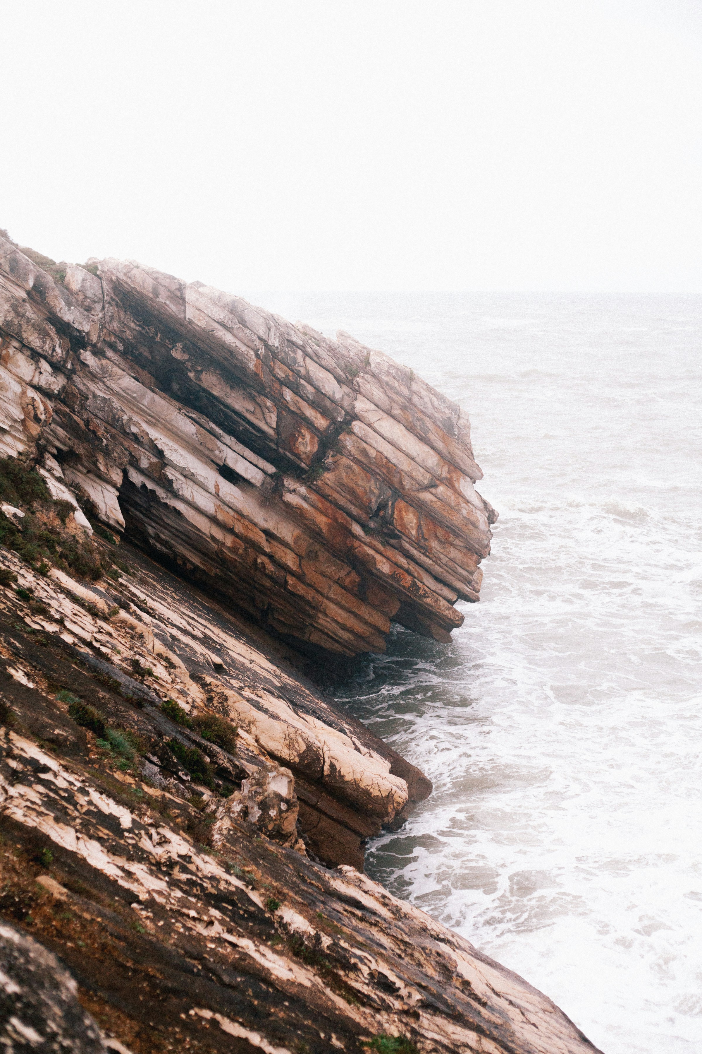 Rocky Cliff by the Sea