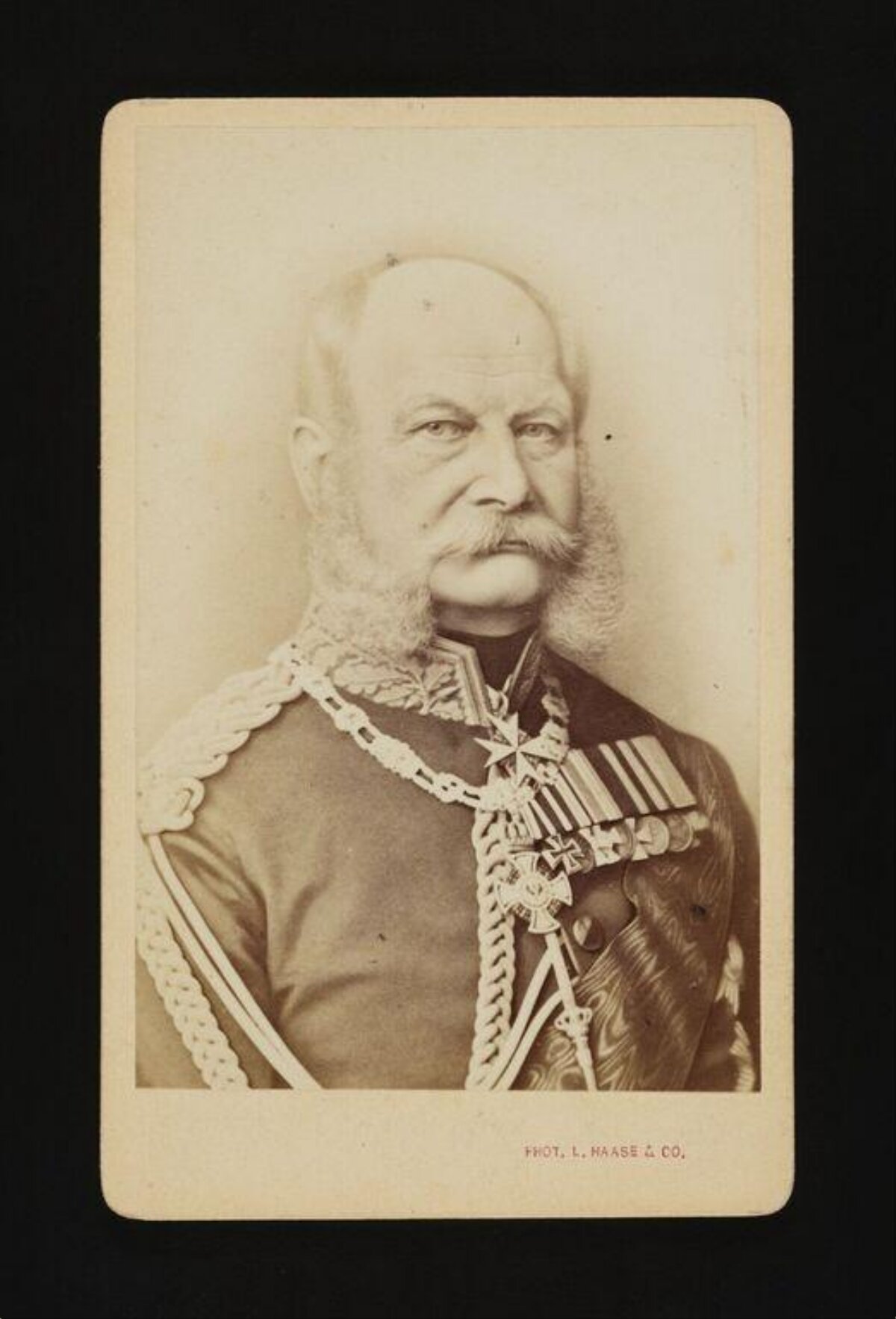 Vintage Portrait of German Emperor William I