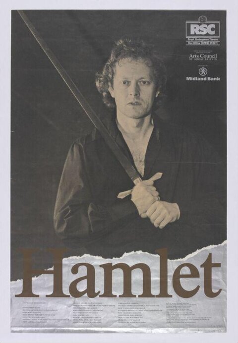 RSC Hamlet Theatre Poster