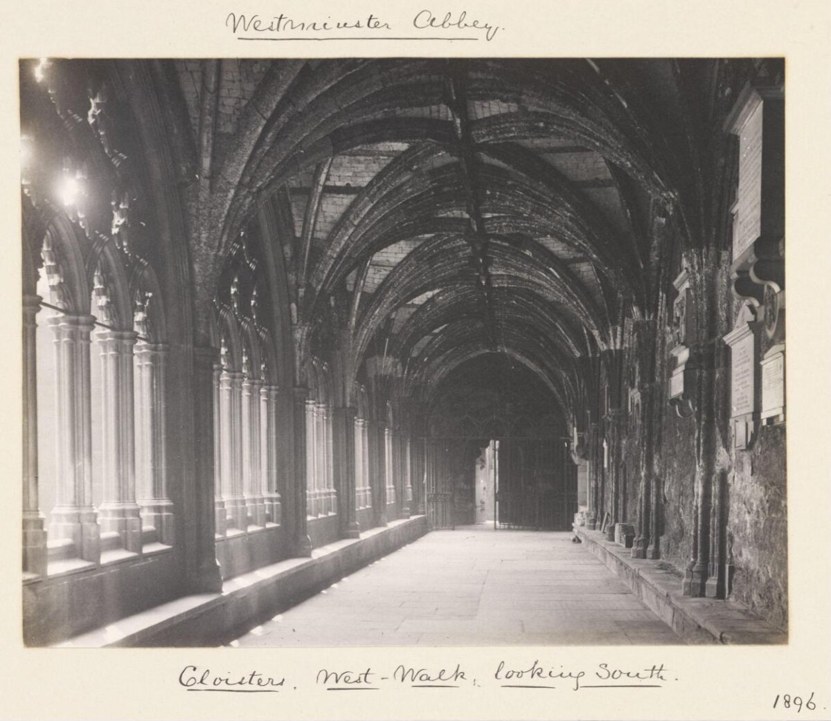 Westminster Abbey Cloisters 1896