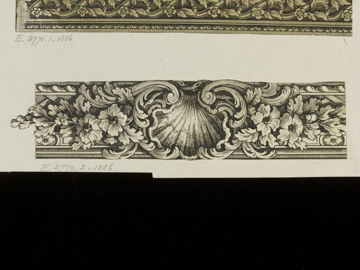 Vintage Ornamental Border Engravings