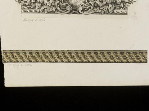 Two 19th Century Decorative Ornament Samples