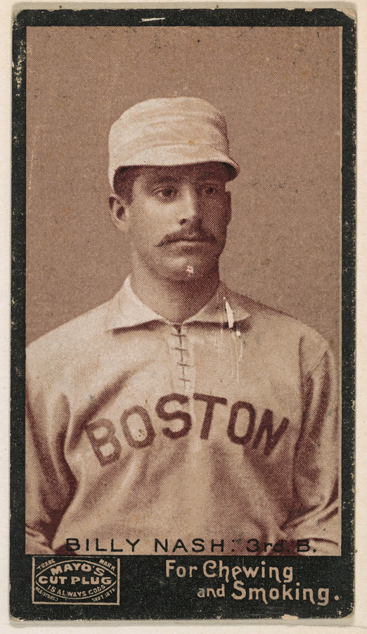 Vintage Billy Nash Boston Baseball Card