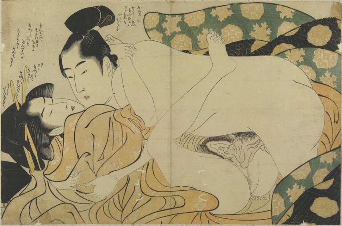 Japanese Ukiyo-e Shunga Print