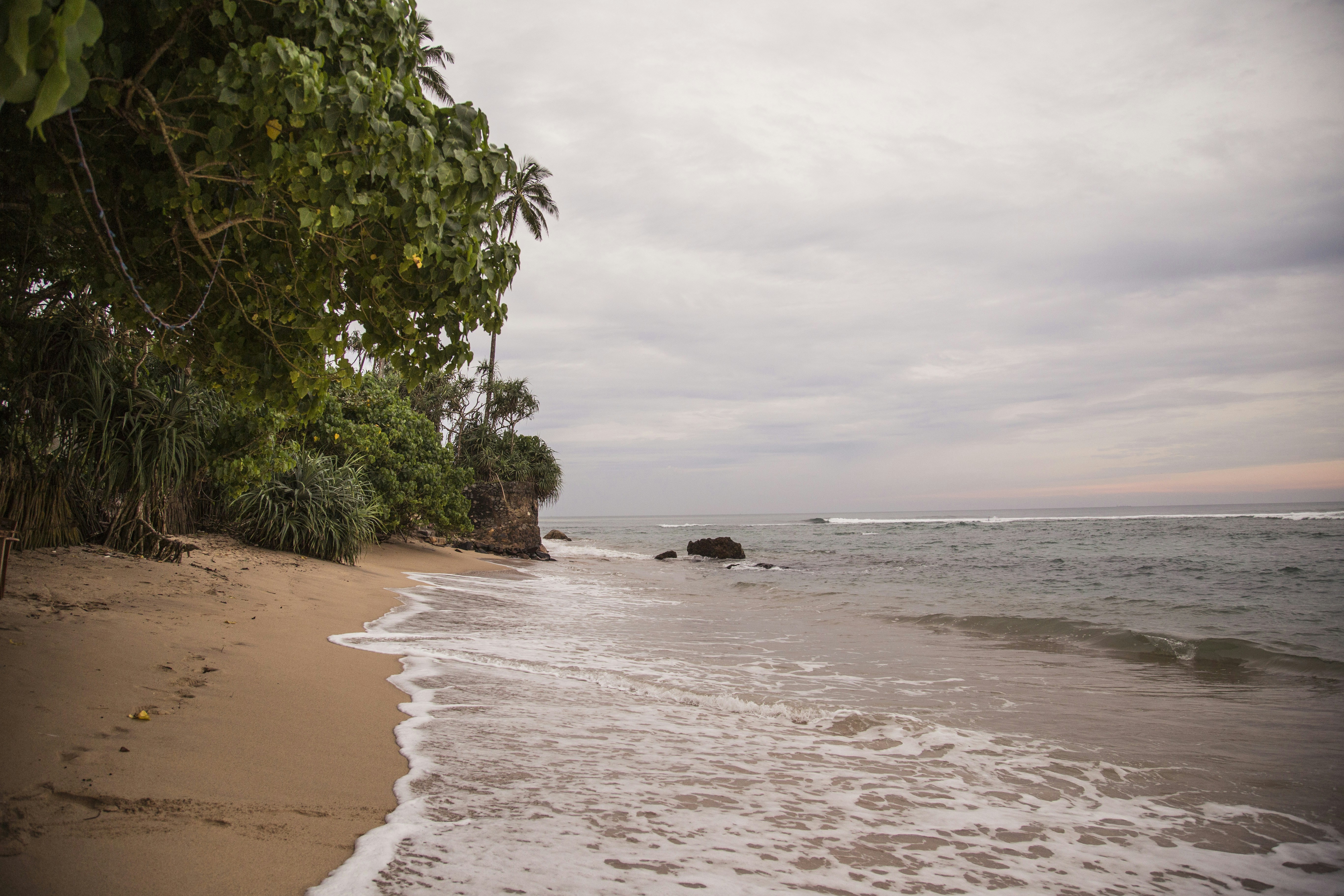 Overcast Tropical Beach