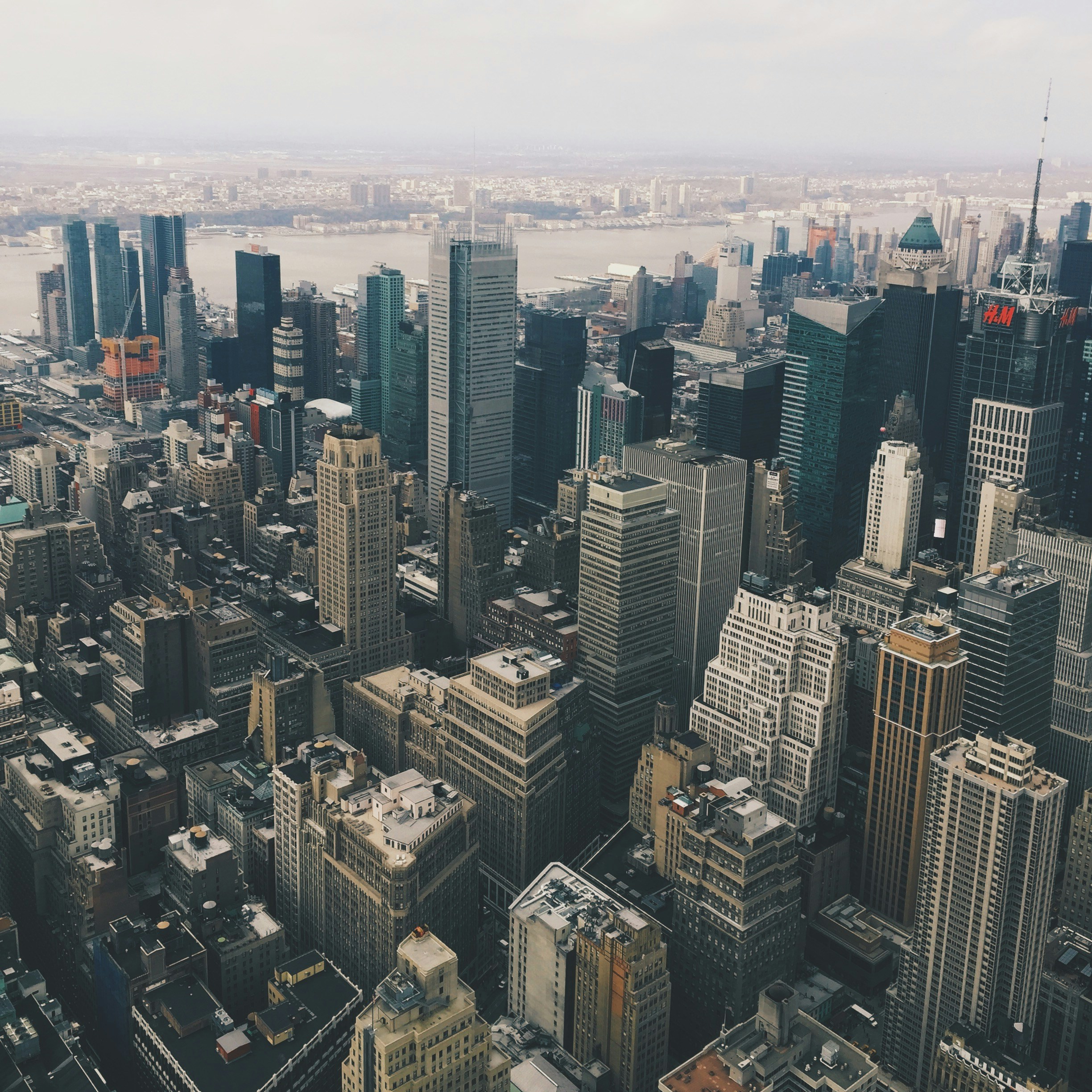 Aerial View of New York City