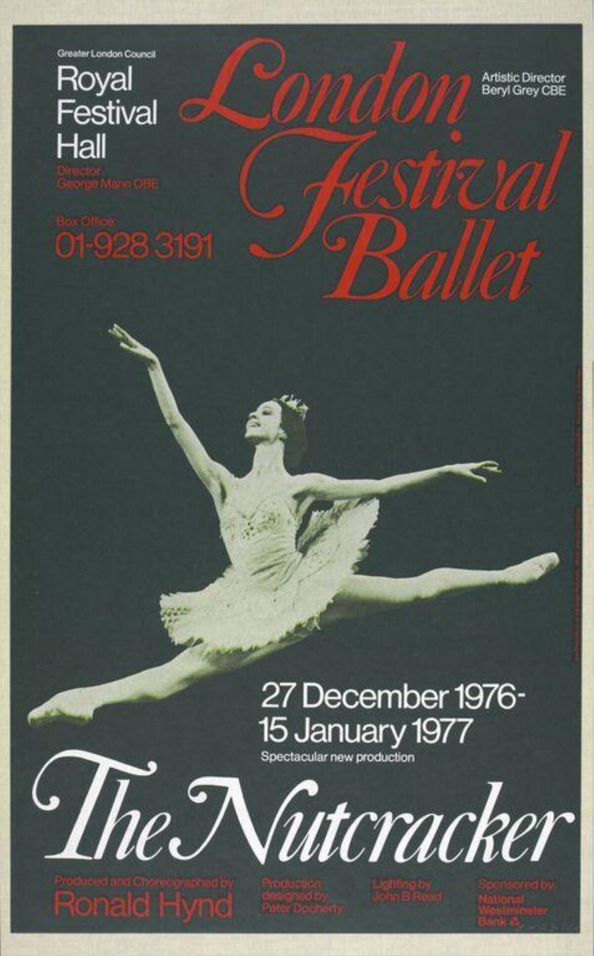 London Festival Ballet Nutcracker Poster