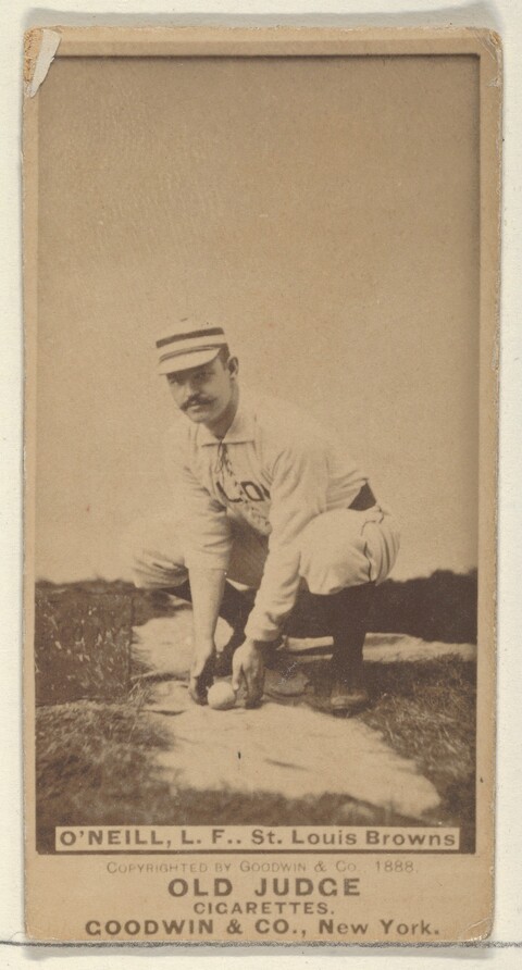 1888 O'Neill St. Louis Browns Baseball Card