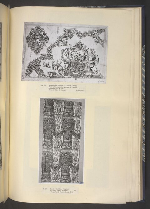 Two Antique Decorative Design Prints