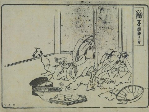 Two Drunken Travelers Resting