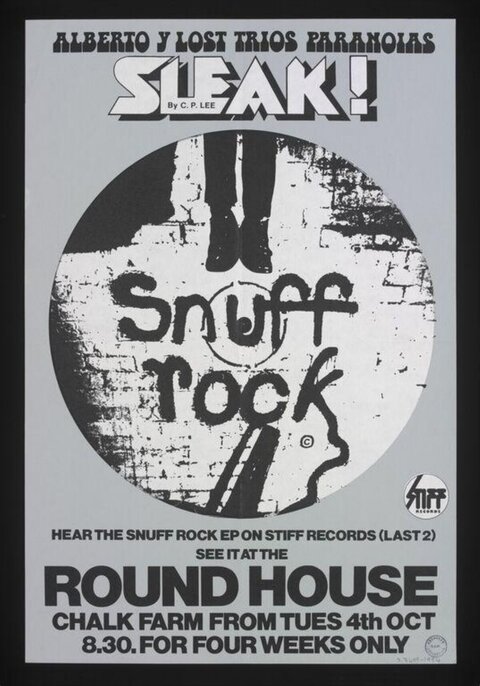 Snuff Rock Round House Gig Poster