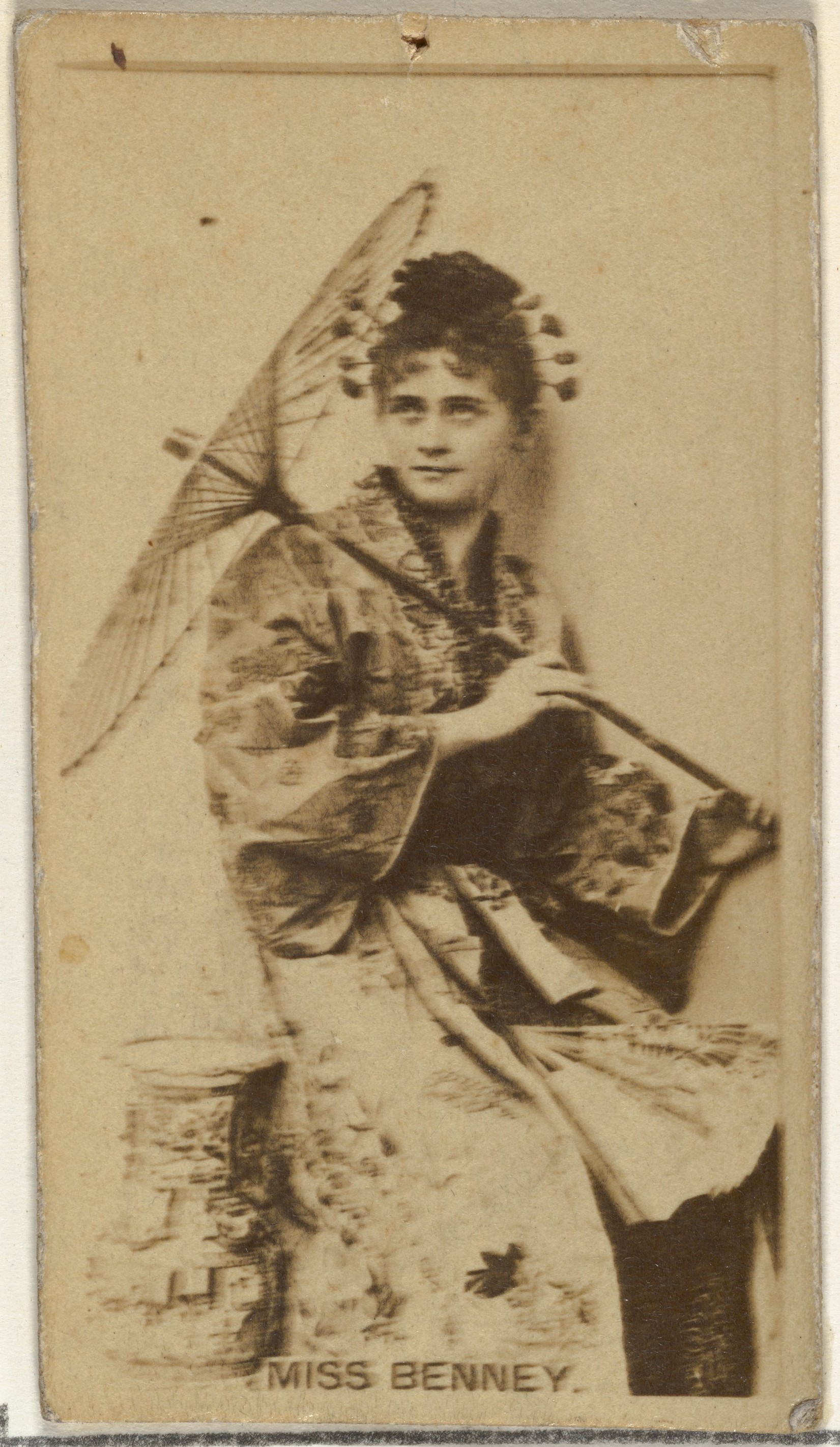 Vintage Portrait of Miss Benney