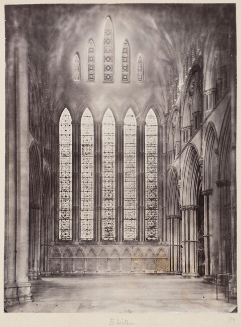 Gothic Cathedral Interior View